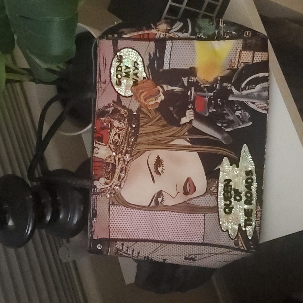 Tote Modern Anime Cartoon Style Moto Femme Fatale